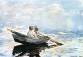 Rowboat Realism marine painter Winslow Homer